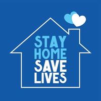 Stay Home Icon vector