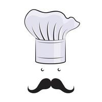 Chef with a Moustache Illustration vector