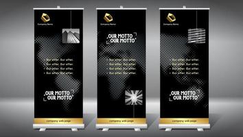 Set of Rollup Templates vector