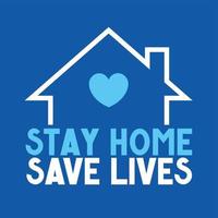 Stay Home Icon vector