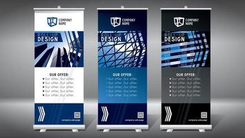 Set of Rollup Templates vector