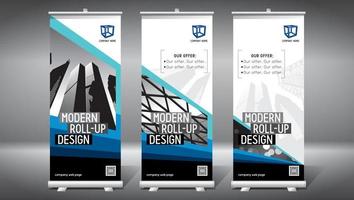 Set of Rollup Templates vector