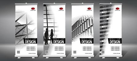 Set of Rollup Templates vector