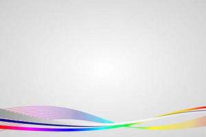 Geometrical Background with Rainbow Lines vector