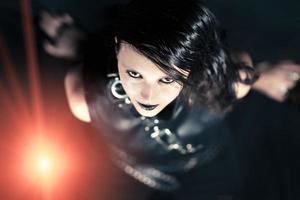 Dark goth girl photo