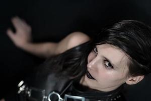 Dark goth girl photo