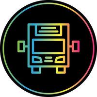 diseño de icono de vector de pantalla de bus