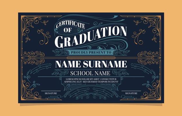 Victorian Classic Certificate Template