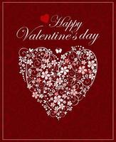 Happy valentine day design vector