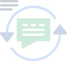 Feedback Loop Vector Icon Design
