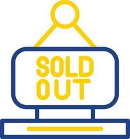 Sold Out Vector Icon Design