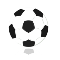 Soccer ball for football play game theme png