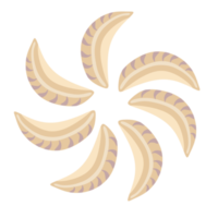 Knödel-Symbol-Illustration, Thema asiatisches Essen png