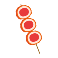 Fried sausage slice for your cooking theme png