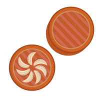 ilustración del icono de albóndigas, tema de comida asiática png