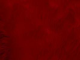 red clean wool texture background. light natural sheep wool.red seamless cotton. texture of fluffy fur for designers. close-up fragment white wool carpet.. photo