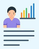 Employment Performance Vector Icon Design