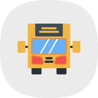 Bus Display Vector Icon Design