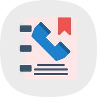 Phone Book Vector Icon Design