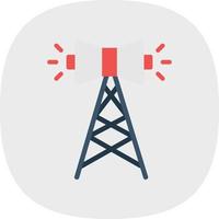 diseño de icono de vector de transmisión de radio