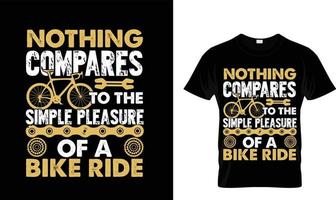 Bicycle T-Shirt Design  Free Vector