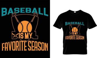 Baseball T-Shirt Design  Free Vector