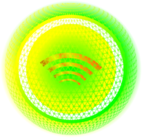 Season Festival Ball rundes WLAN-Tastenverbindungssymbol-Technologieelement für dekorative Hintergründe png