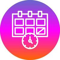 Deadline Vector Icon Design