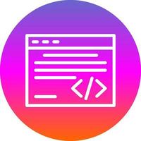 Code Vector Icon Design