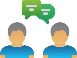 Discussion Vector Icon Design