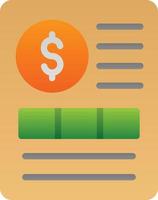 Invoice Vector Icon Design
