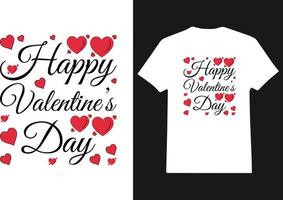 Valentine's day t-Shirt Design vector, T shirt design for happy valentine's day, clothing print, weeding, Romantic moment,  Female fashion, Anniversary, Valentine's day text with love heart vector