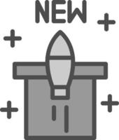 New Product Launch Vector Icon Design