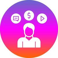 Consumer Behavior Vector Icon Design