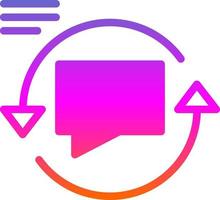 Feedback Loop Vector Icon Design