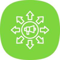 Advertising Submission Vector Icon Design