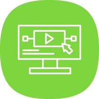Interactive Content Vector Icon Design