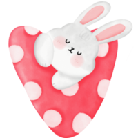 carino coniglietto acquerello illustrazione png