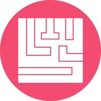 Maze Vector Icon Design