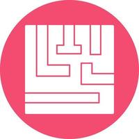 Maze Vector Icon Design