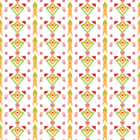 différents motifs de Noël. texture sans fin de noël pour le papier peint, l'arrière-plan de la page Web, le papier d'emballage et plus encore. style rétro, flocons de neige, serpentine, lignes colorées et motifs nordiques. png