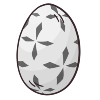 estilo de desenho animado de ovos de páscoa. ovos de páscoa imagem de ovos pascais como estilo colorido de desenho animado para a festa cristã da páscoa, que celebra a ressurreição de jesus png