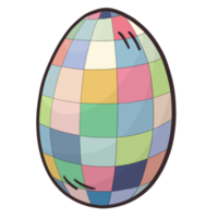 Easter eggs cartoon style. Easter eggs Paschal eggs image as cartoon colorful style for the Christian feast of Easter, which celebrates the resurrection of Jesus png