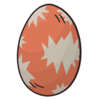 Easter eggs cartoon style. Easter eggs Paschal eggs image as cartoon colorful style for the Christian feast of Easter, which celebrates the resurrection of Jesus png