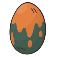 Easter eggs cartoon style. Easter eggs Paschal eggs image as cartoon colorful style for the Christian feast of Easter, which celebrates the resurrection of Jesus png