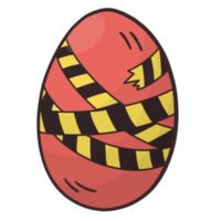 Easter eggs cartoon style. Easter eggs Paschal eggs image as cartoon colorful style for the Christian feast of Easter, which celebrates the resurrection of Jesus png