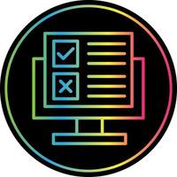 Online Survey Vector Icon Design