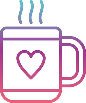 icono de vector de taza