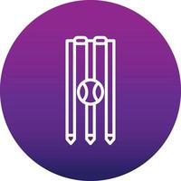 Wicket Vector Icon