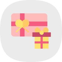 diseño de icono de vector de tarjeta de regalo